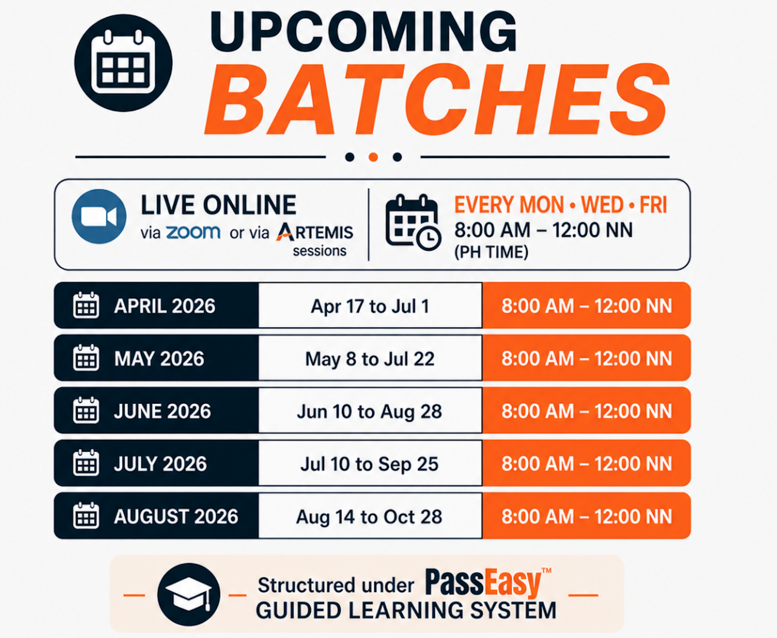 NCLEX upcoming schedules